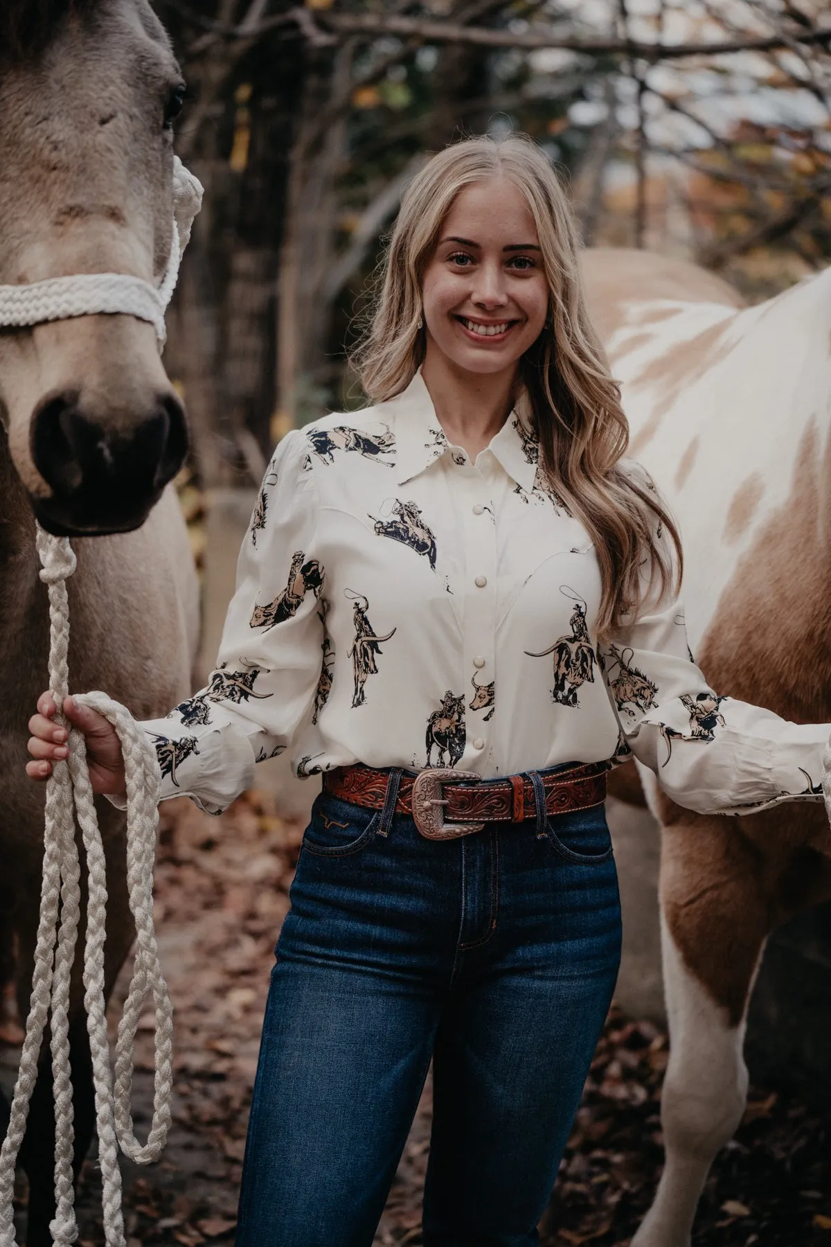 'Phoenix' Wrangler Women's Buck Retro Snap (S-XL)
