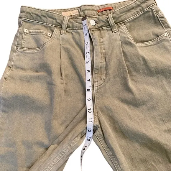 Pilcro and the Letter Press The Breaker Relaxed Jeans in Moss Green
