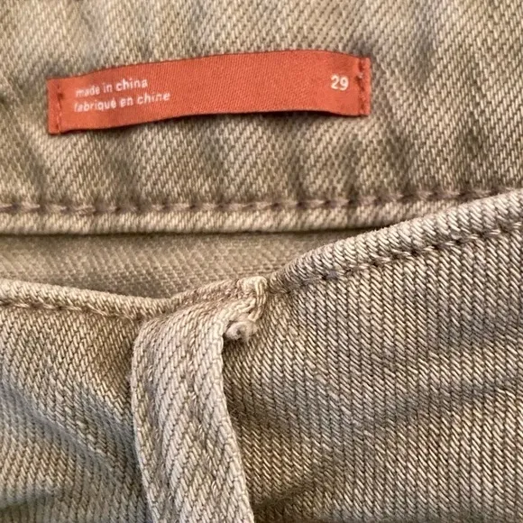 Pilcro and the Letter Press The Breaker Relaxed Jeans in Moss Green