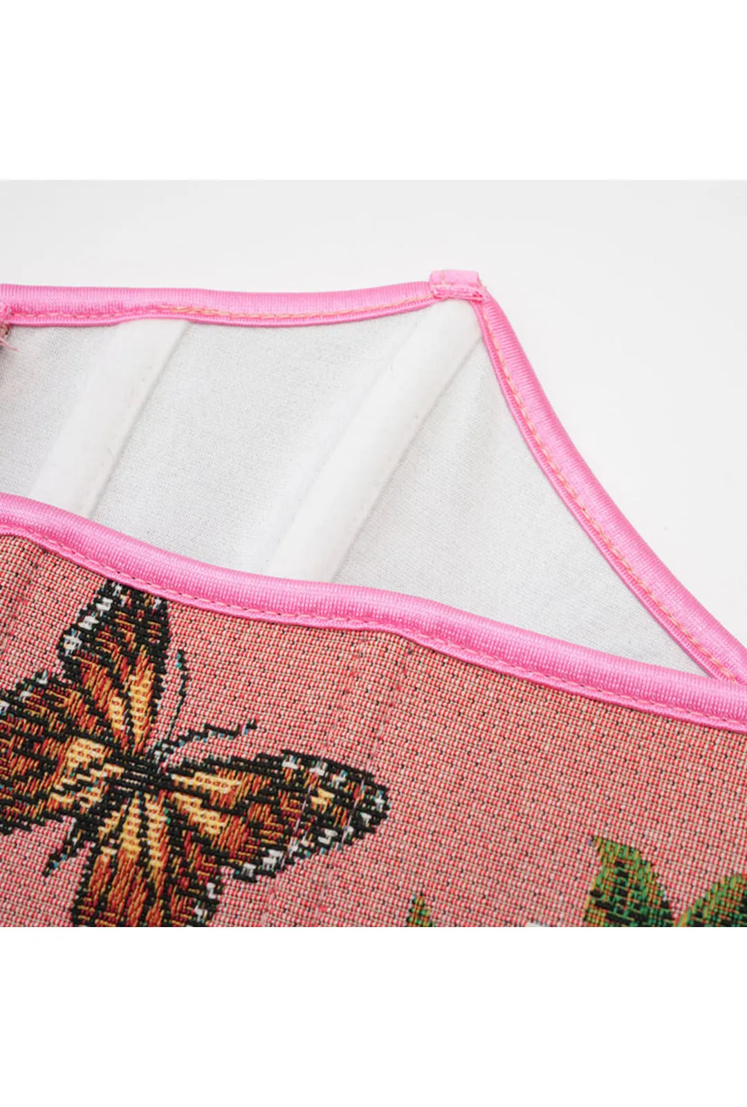 Pink Floral Renaissance Bustier