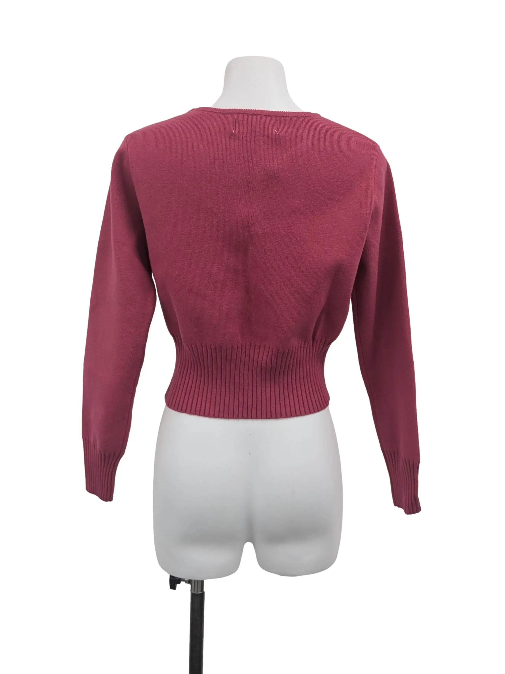 Pink Round Neck Sweater