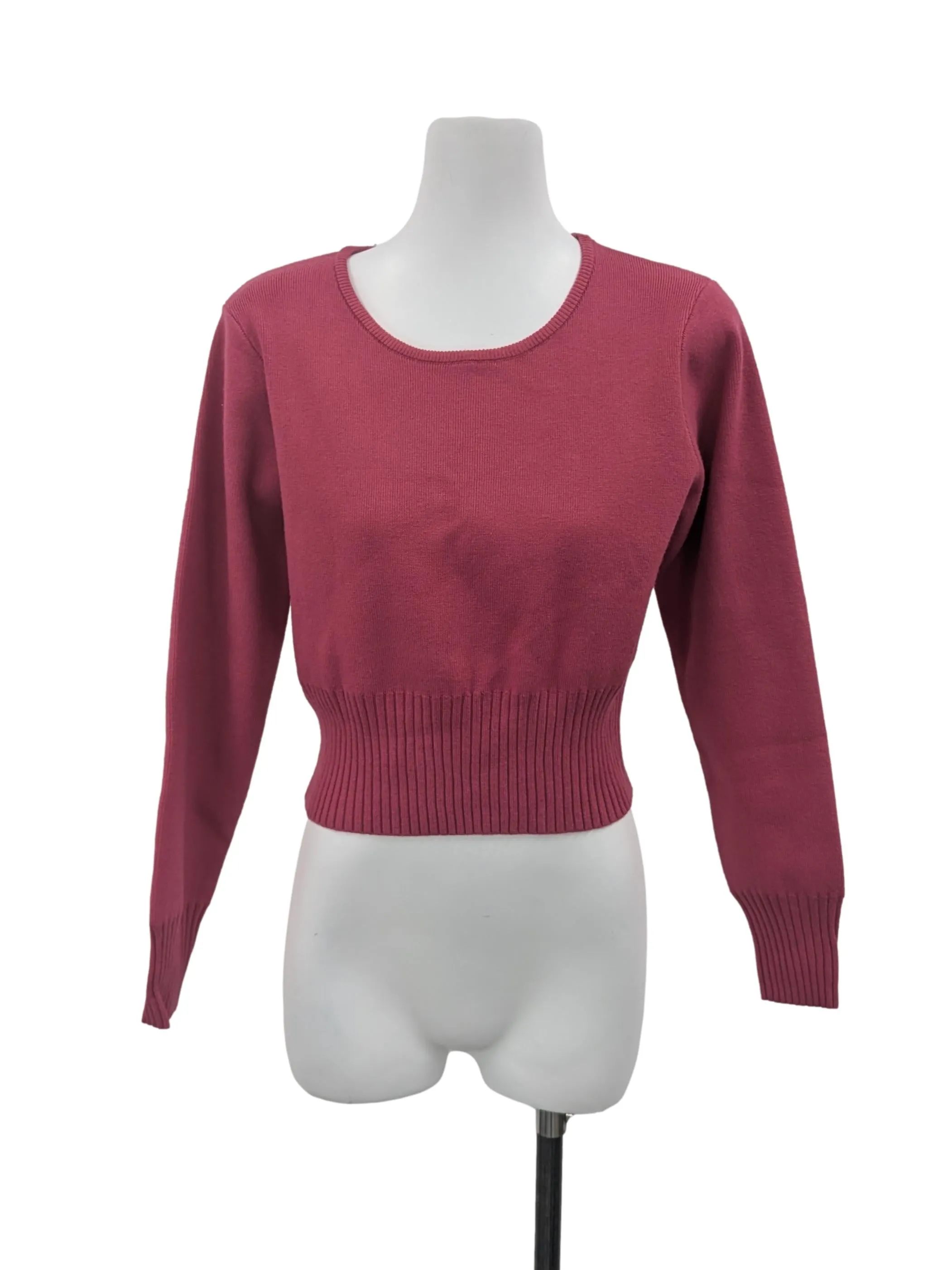 Pink Round Neck Sweater