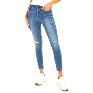 Pistola Arielle Skinny Distressed Blue Denim Jean Size 33