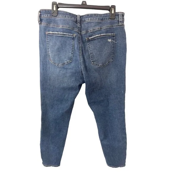 Pistola Arielle Skinny Distressed Blue Denim Jean Size 33