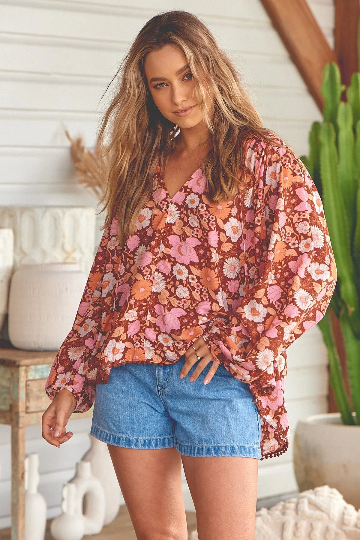 Pixie Print Rue Top