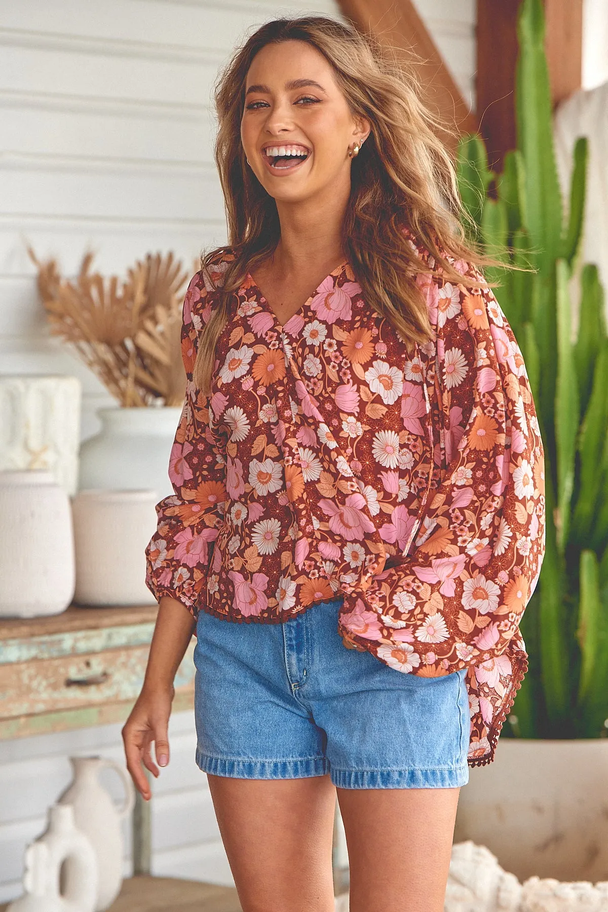 Pixie Print Rue Top