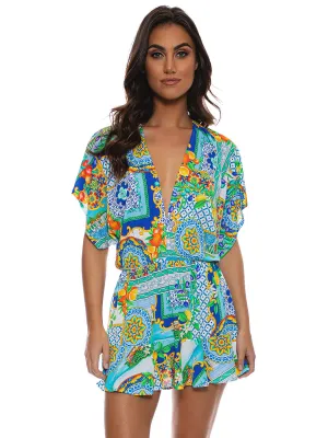 Playera V Neck Ruffle Dress ::RET