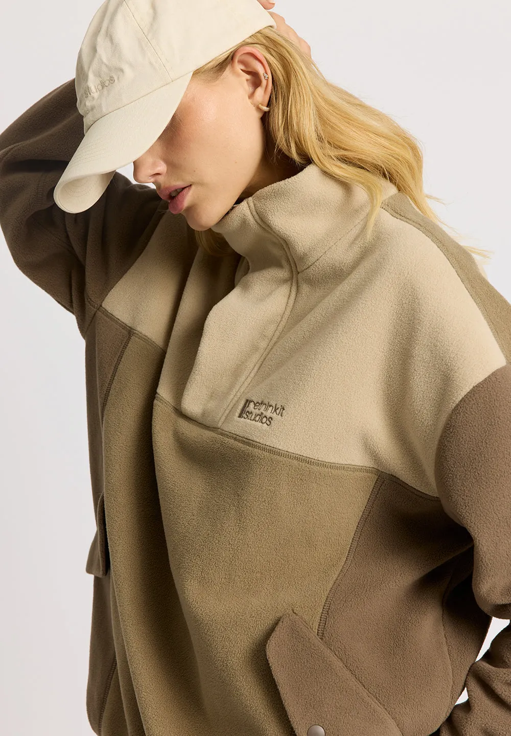Polar Fleece Uni CAMPFIRE - multi brown