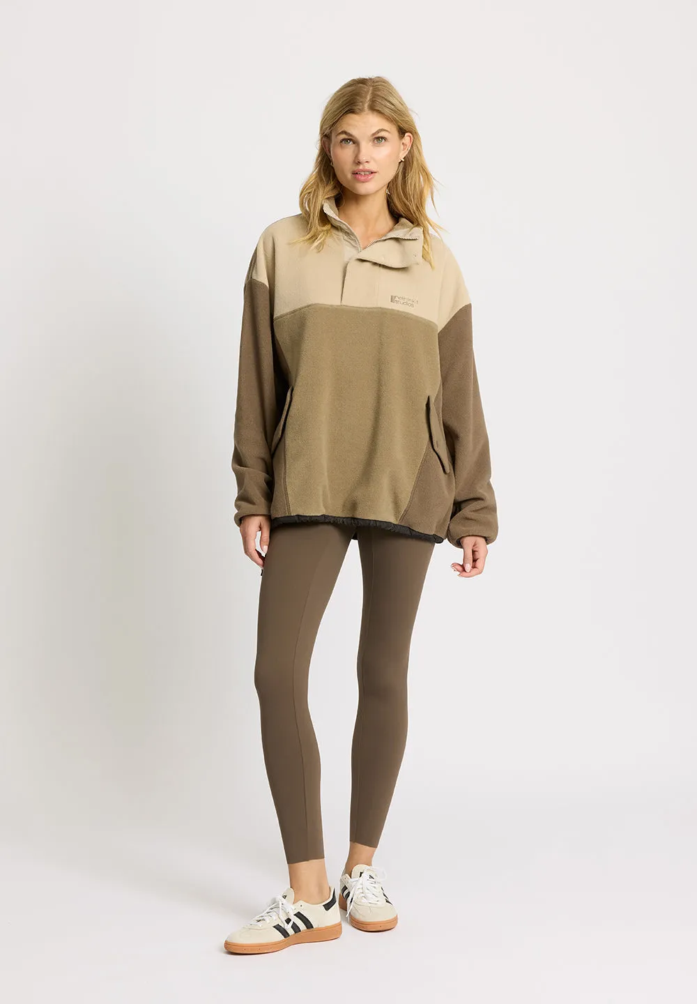 Polar Fleece Uni CAMPFIRE - multi brown