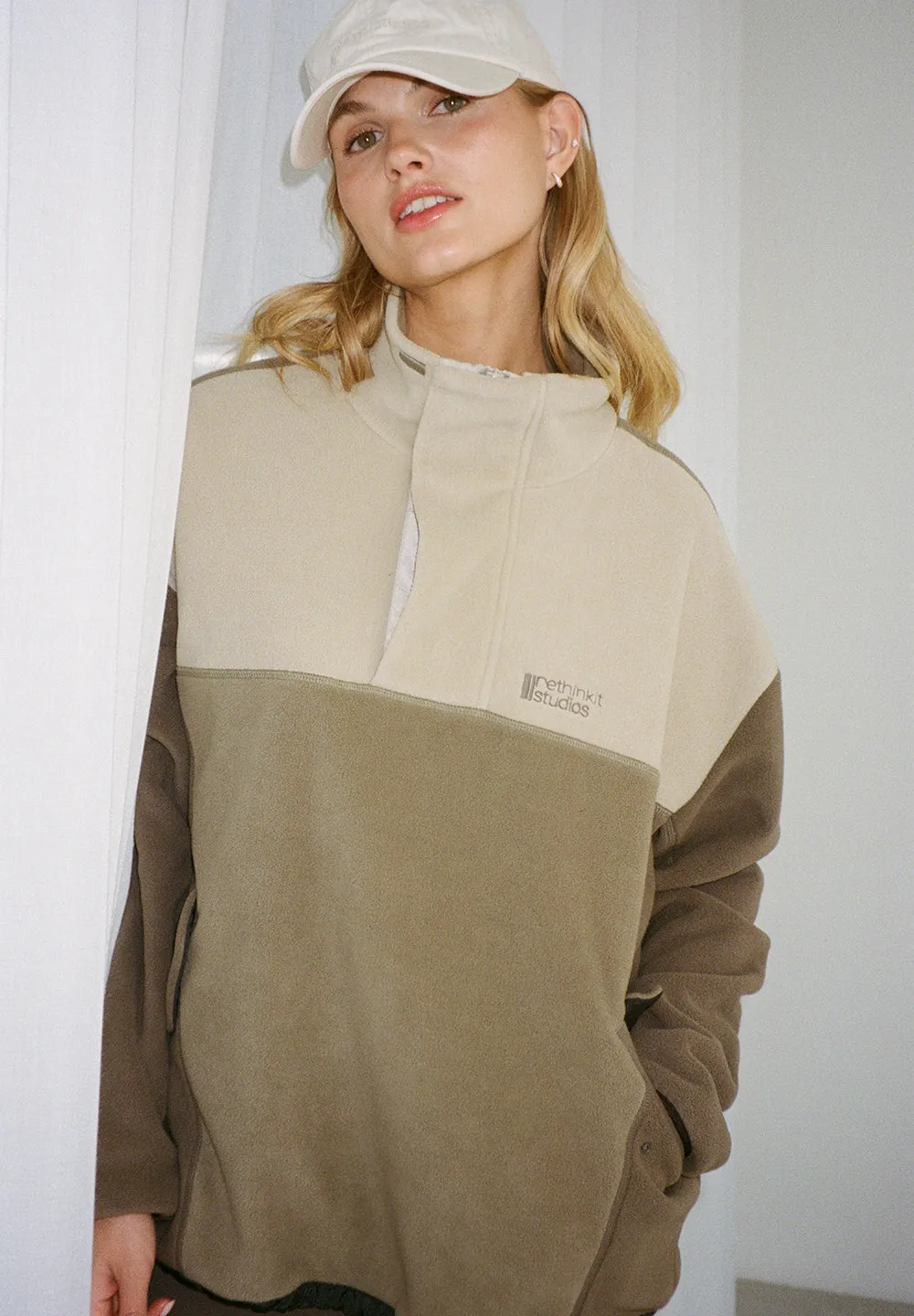 Polar Fleece Uni CAMPFIRE - multi brown
