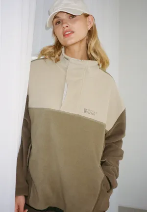 Polar Fleece Uni CAMPFIRE - multi brown