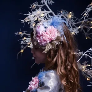 PRE ORDER LA PRINCESITA LUMINOUS PEACOCK HAIRPIECE