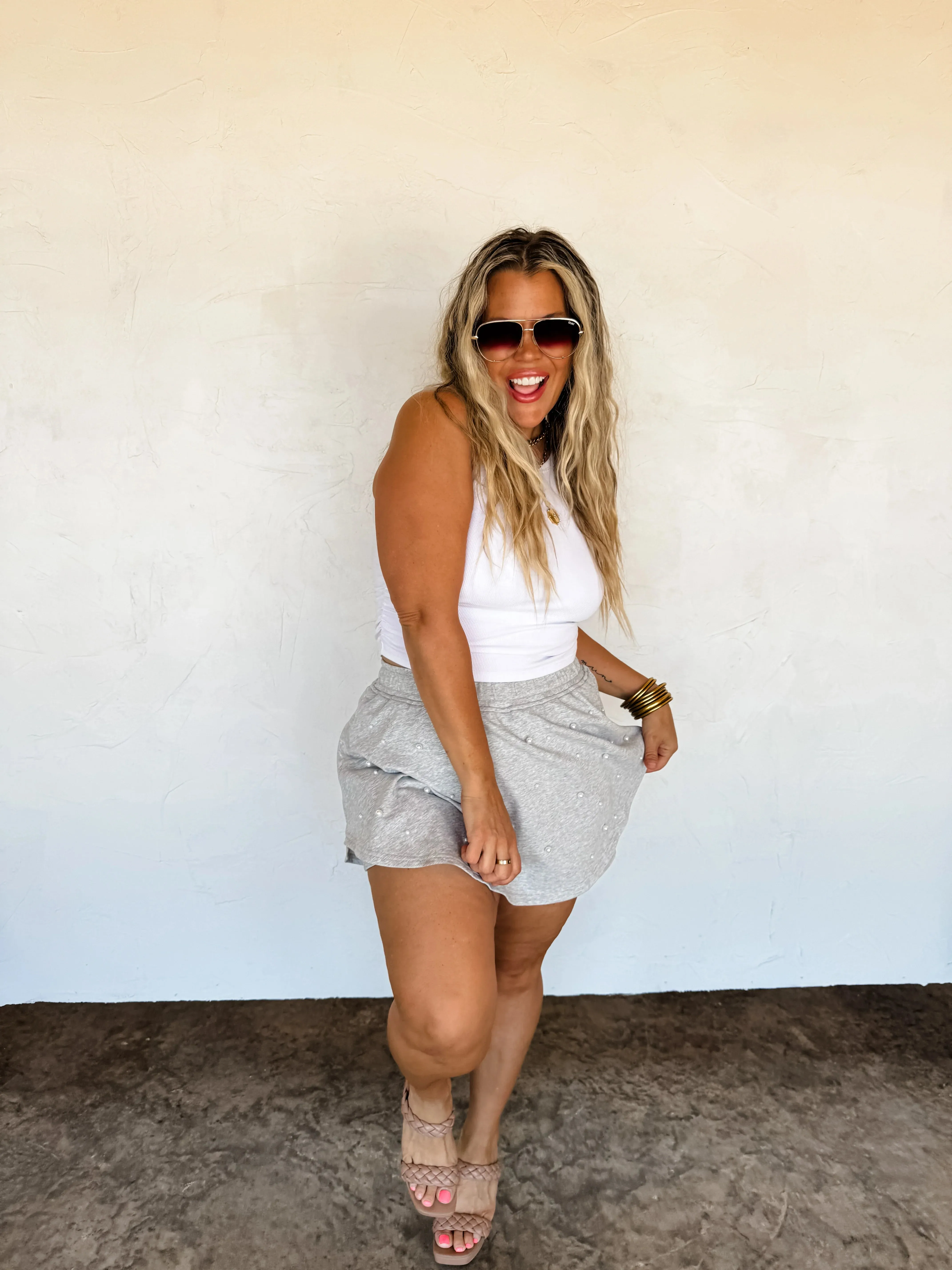 PRE-ORDER: PRETTY IN PEARLS SKORT