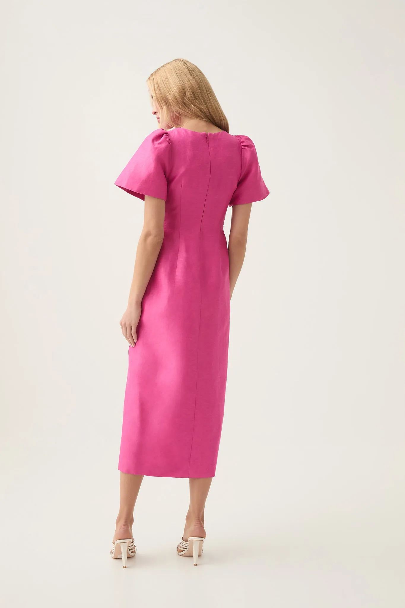 Presence Twisted Midi Dress