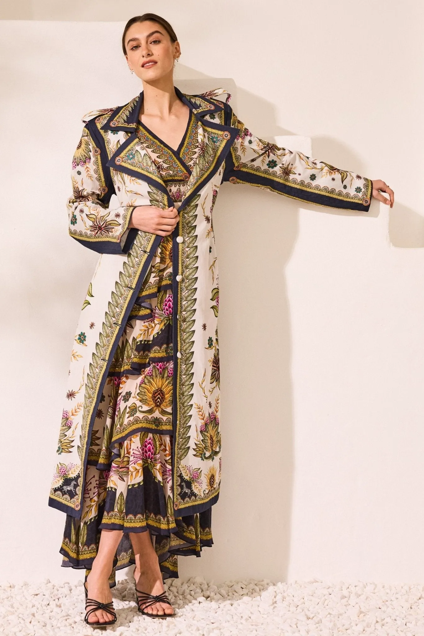 Princess Of Savannah Trench Coat