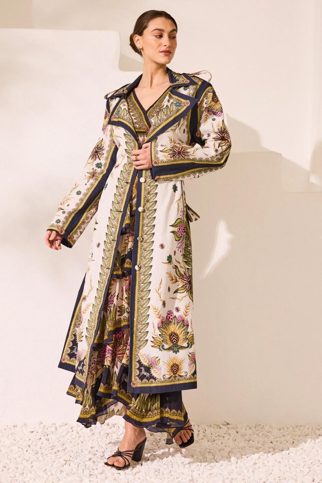Princess Of Savannah Trench Coat