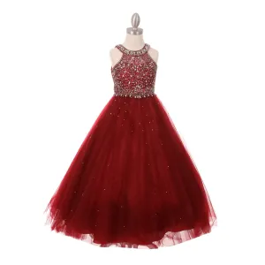 Princess Verity Gown - Burgundy