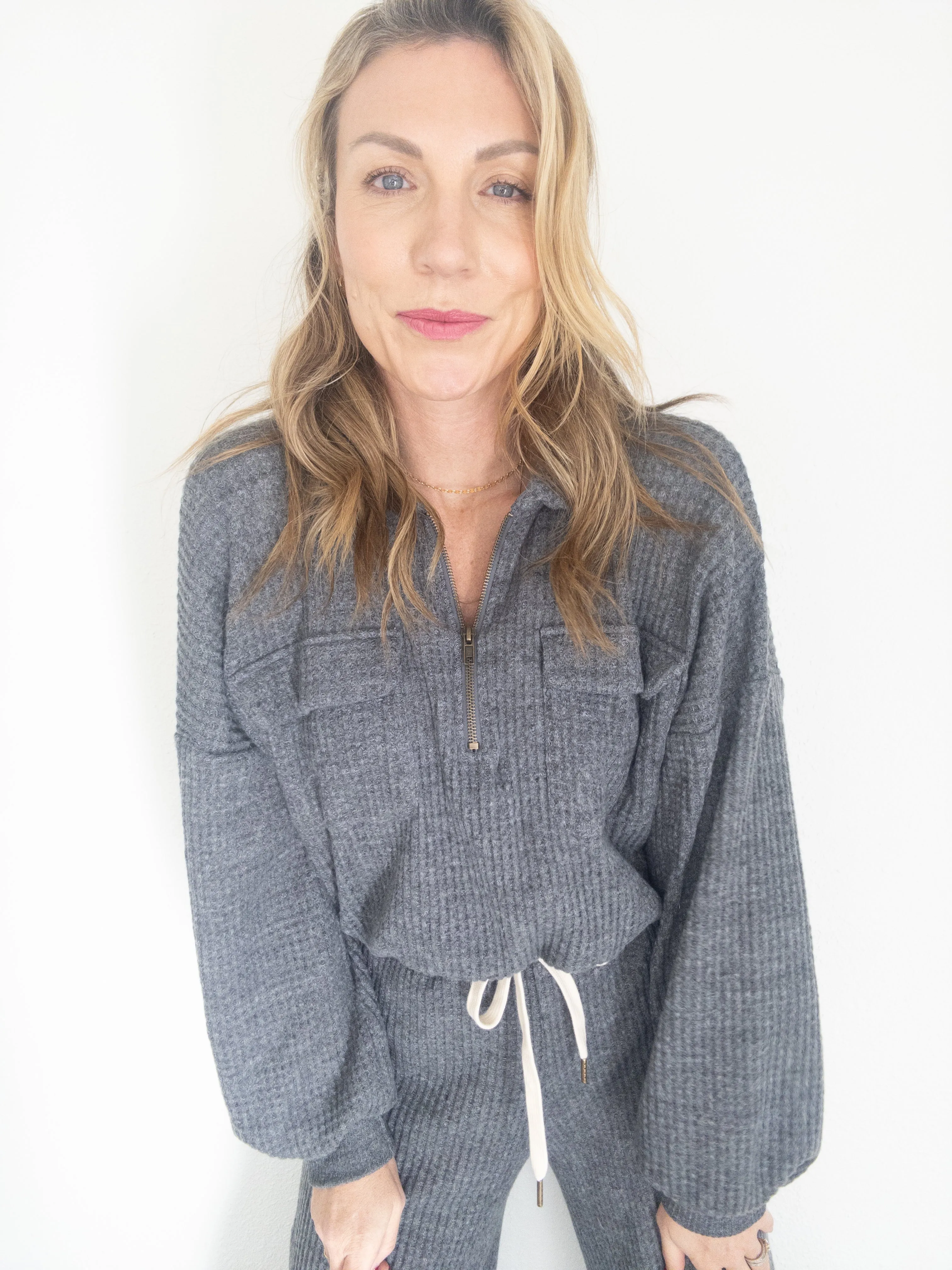 Project Social T Sammie Thermal Half Zip