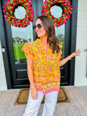 Pucci Paisley Top