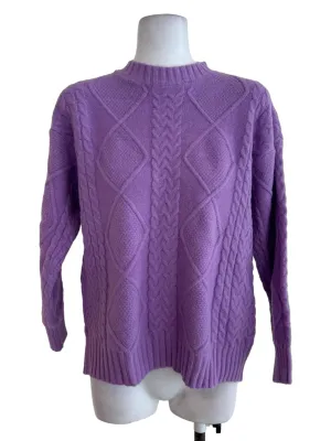 Purple Lilac Knitwear Top