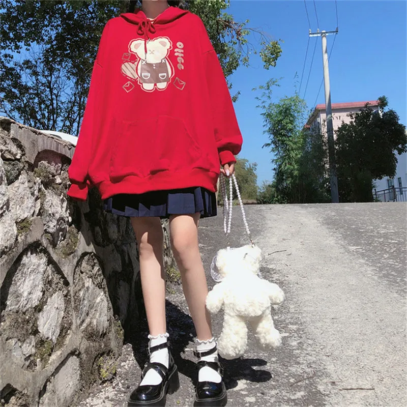 "CUTE BEAR" HOODIE N100904