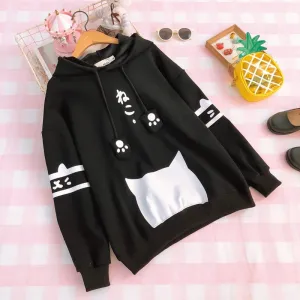 "CUTE CAT PAW" HOODIE N110203