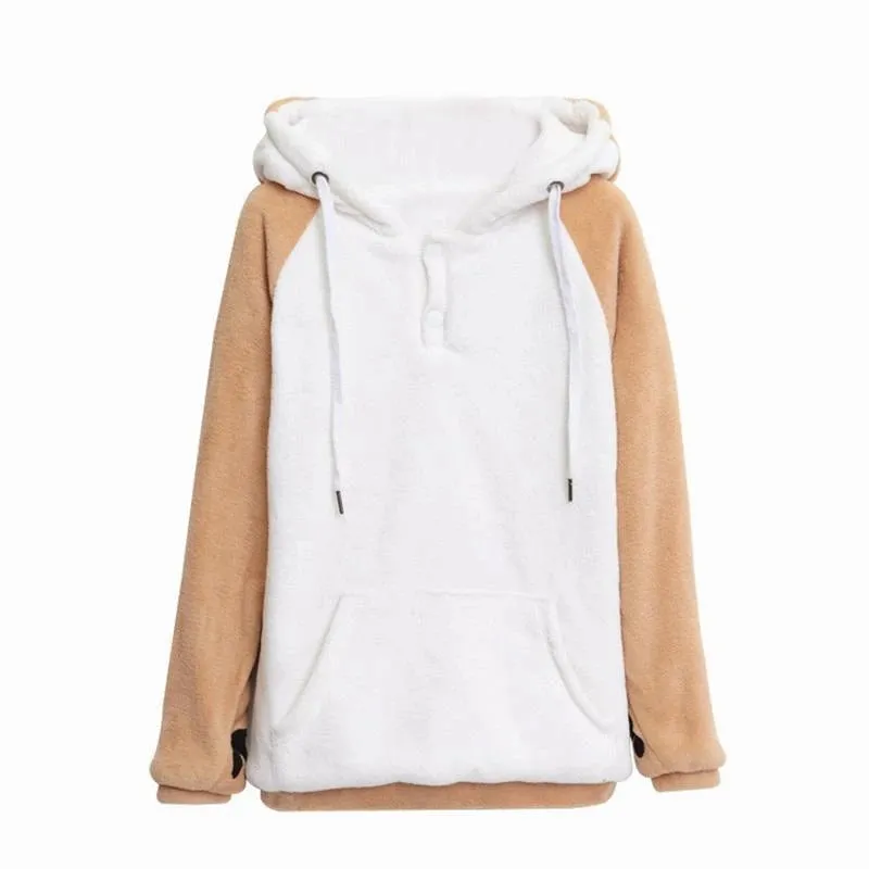"SHIBA INU / HUSKY DOG CARTOON" HOODIE N081104