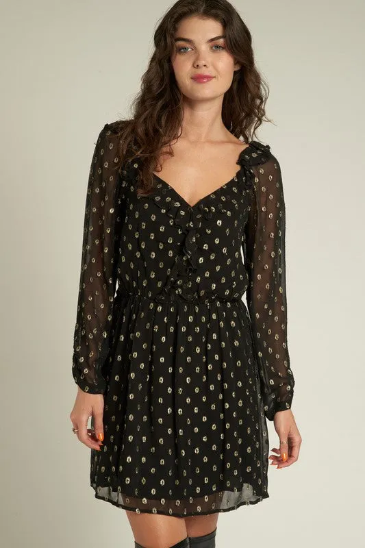 RAELYNN LUREX MINI DRESS