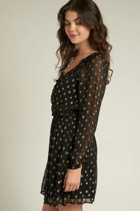 RAELYNN LUREX MINI DRESS