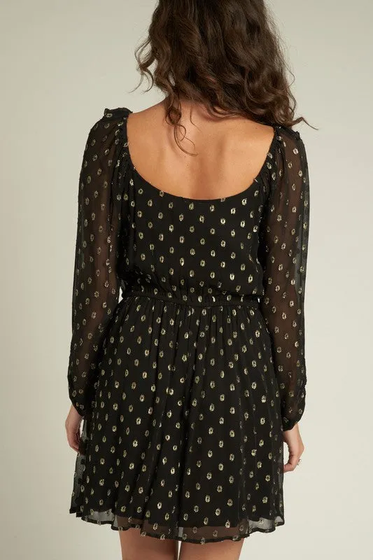 RAELYNN LUREX MINI DRESS