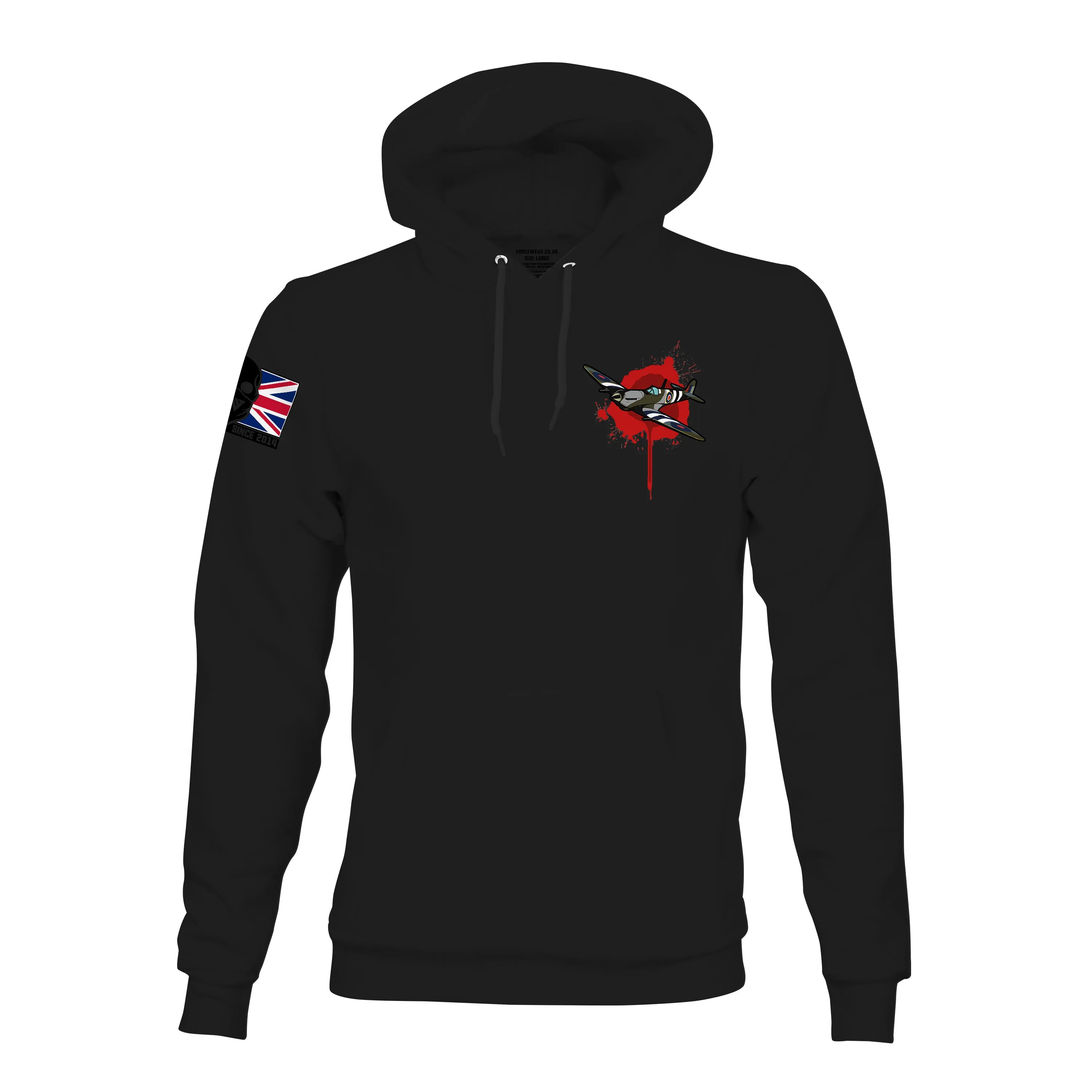 RAF SPITFIRE (WOUNDED) HOODIE