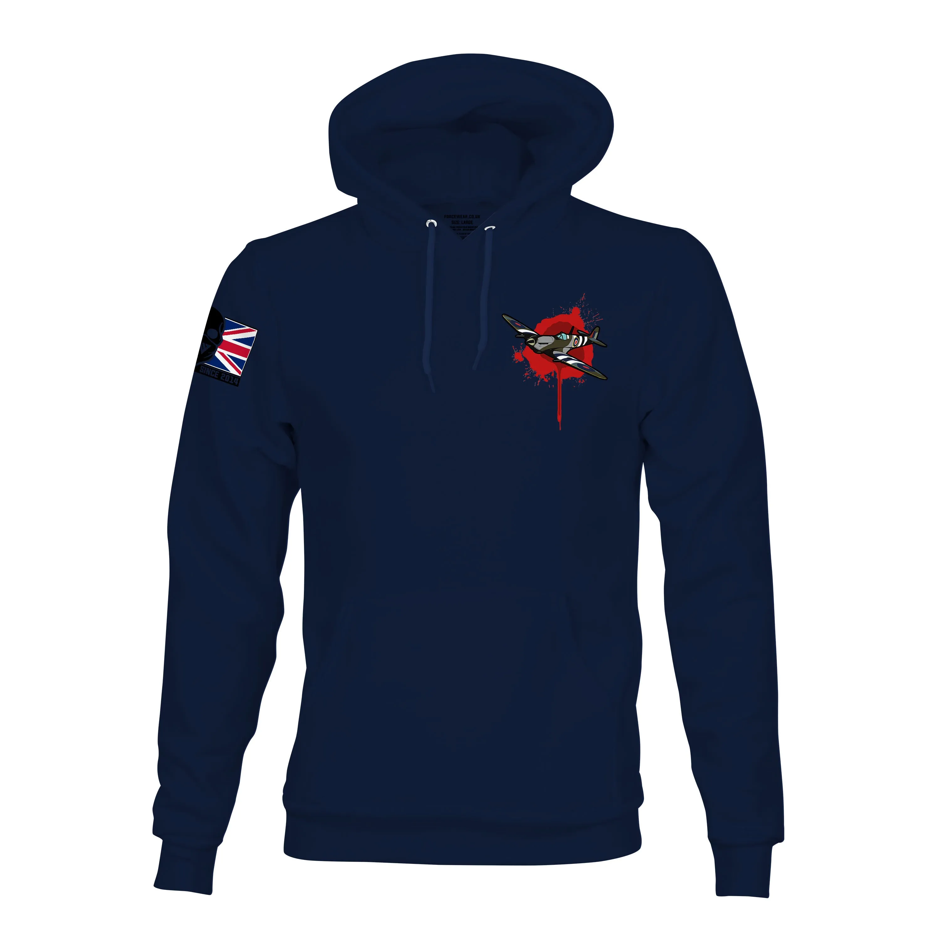 RAF SPITFIRE (WOUNDED) HOODIE