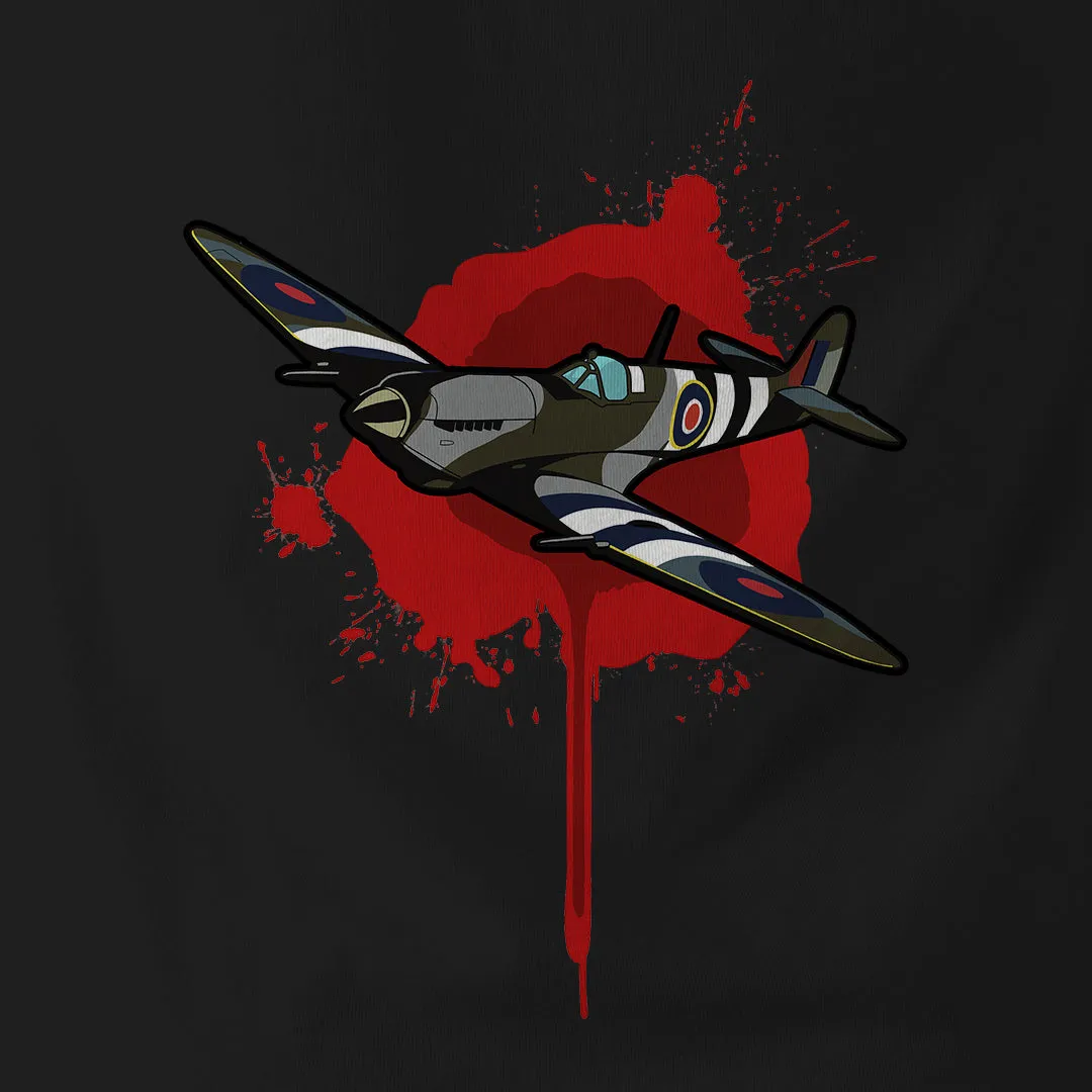 RAF SPITFIRE (WOUNDED) HOODIE