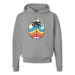 Rainbow Wave - Unisex Ecosmart Hooded Sweatshirt