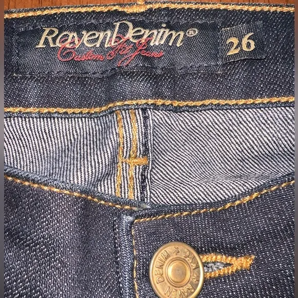 Raven Denim, Sadie Bootcut Jeans in Dark wash