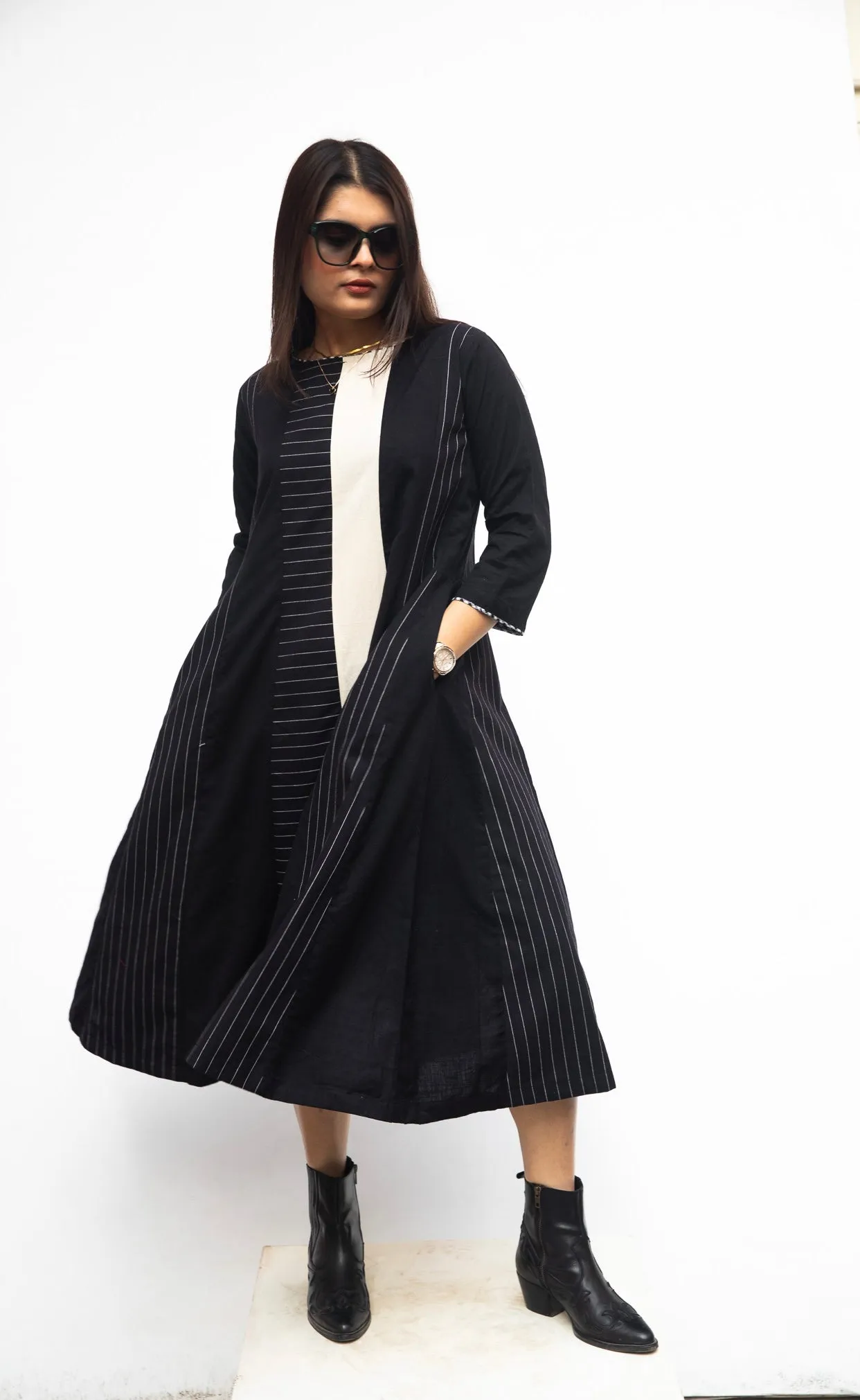 Raven's Haven 16 Panelled Dress