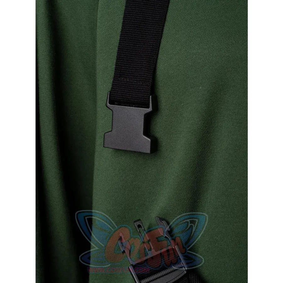 【READY TO SHIP   FREE SHIPPING】COSFUN Original Animal Tales: The Frog Prince Green Pullover Full Zip Hoodie IF0001