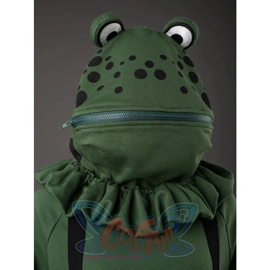 【READY TO SHIP   FREE SHIPPING】COSFUN Original Animal Tales: The Frog Prince Green Pullover Full Zip Hoodie IF0001