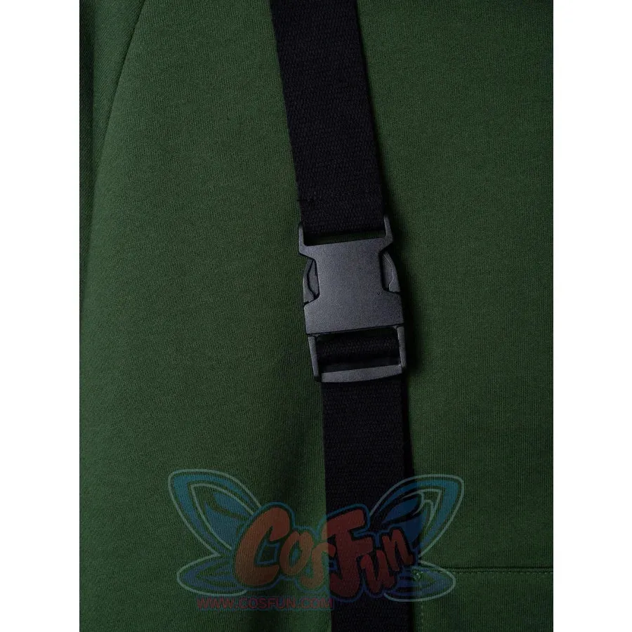 【READY TO SHIP   FREE SHIPPING】COSFUN Original Animal Tales: The Frog Prince Green Pullover Full Zip Hoodie IF0001