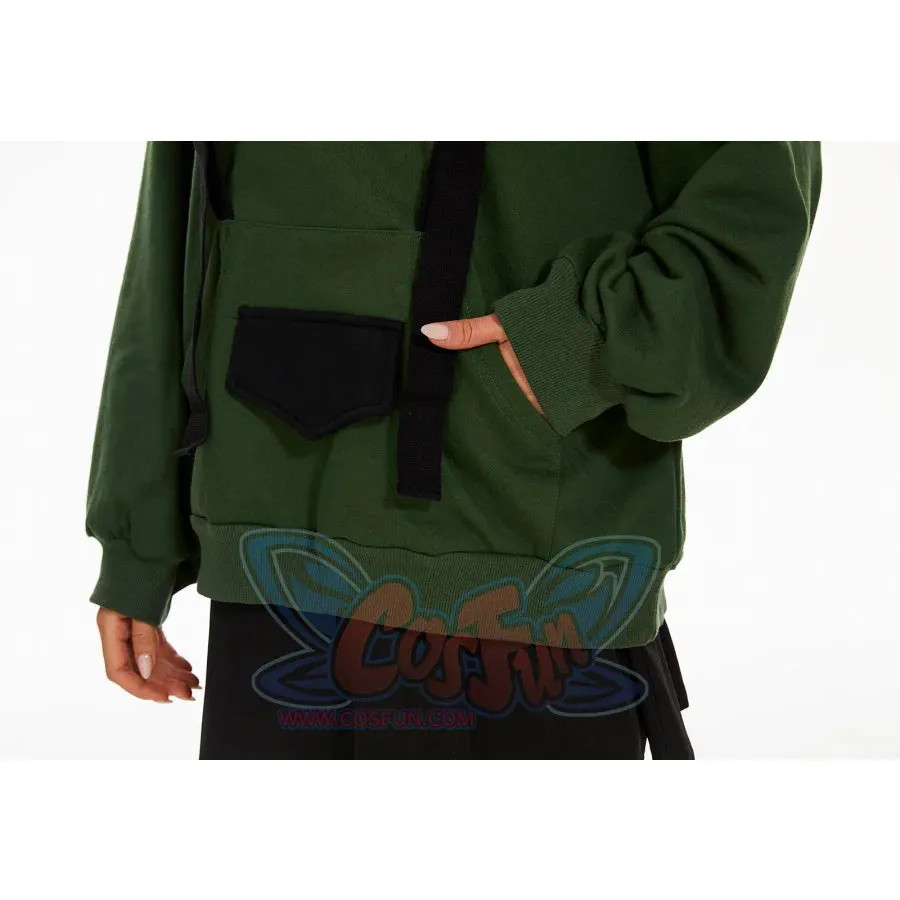 【READY TO SHIP   FREE SHIPPING】COSFUN Original Animal Tales: The Frog Prince Green Pullover Full Zip Hoodie IF0001