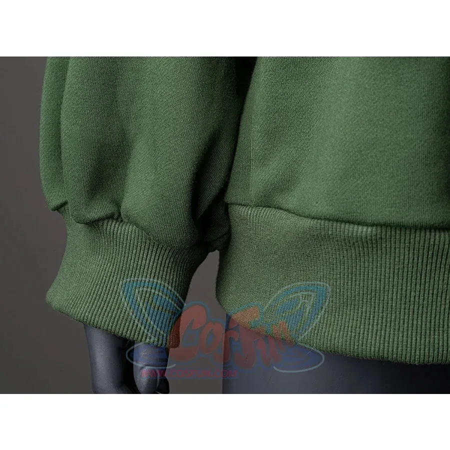 【READY TO SHIP   FREE SHIPPING】COSFUN Original Animal Tales: The Frog Prince Green Pullover Full Zip Hoodie IF0001