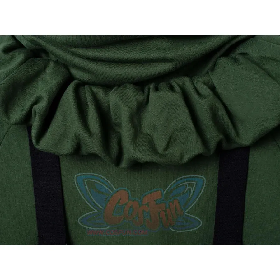 【READY TO SHIP   FREE SHIPPING】COSFUN Original Animal Tales: The Frog Prince Green Pullover Full Zip Hoodie IF0001