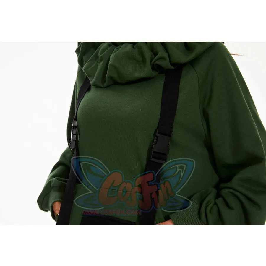 【READY TO SHIP   FREE SHIPPING】COSFUN Original Animal Tales: The Frog Prince Green Pullover Full Zip Hoodie IF0001