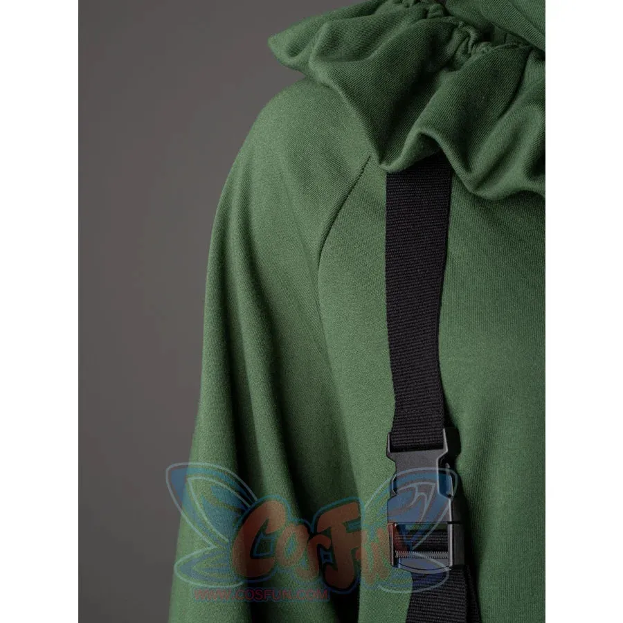 【READY TO SHIP   FREE SHIPPING】COSFUN Original Animal Tales: The Frog Prince Green Pullover Full Zip Hoodie IF0001