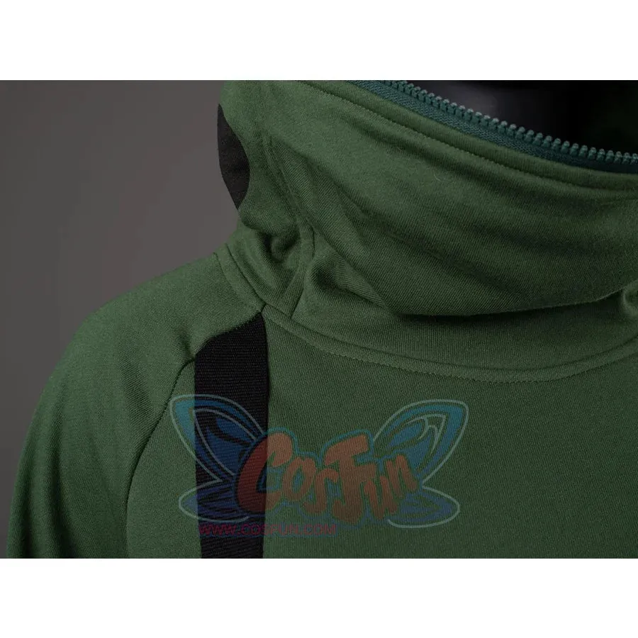 【READY TO SHIP   FREE SHIPPING】COSFUN Original Animal Tales: The Frog Prince Green Pullover Full Zip Hoodie IF0001