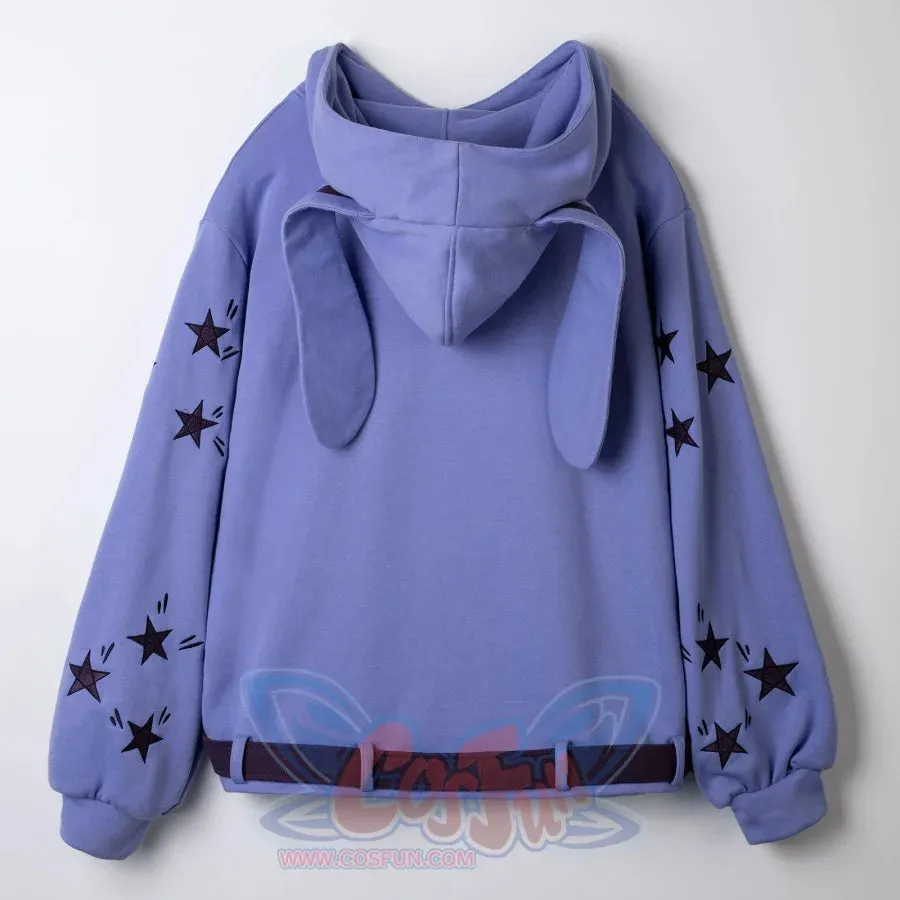 【READY TO SHIP   FREE SHIPPING】COSFUN Original Zoo Purple Bunny Hoodie FY0061
