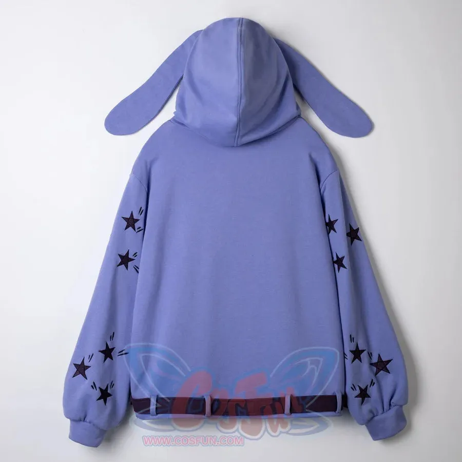 【READY TO SHIP   FREE SHIPPING】COSFUN Original Zoo Purple Bunny Hoodie FY0061
