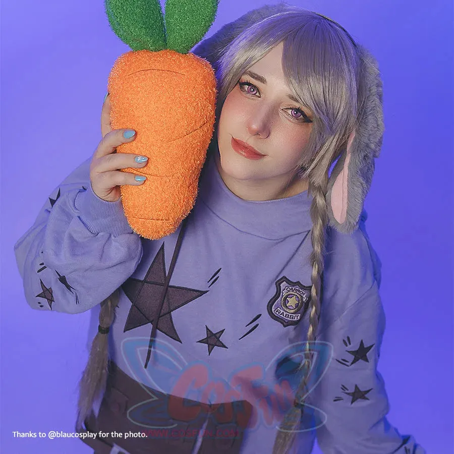 【READY TO SHIP   FREE SHIPPING】COSFUN Original Zoo Purple Bunny Hoodie FY0061