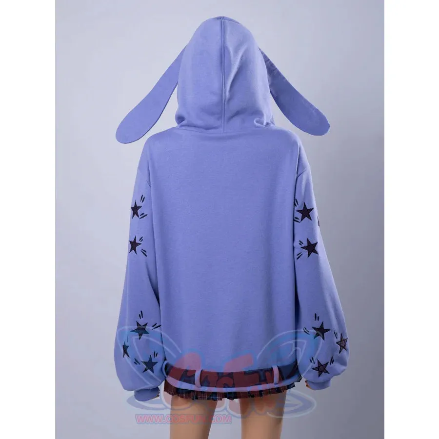 【READY TO SHIP   FREE SHIPPING】COSFUN Original Zoo Purple Bunny Hoodie FY0061