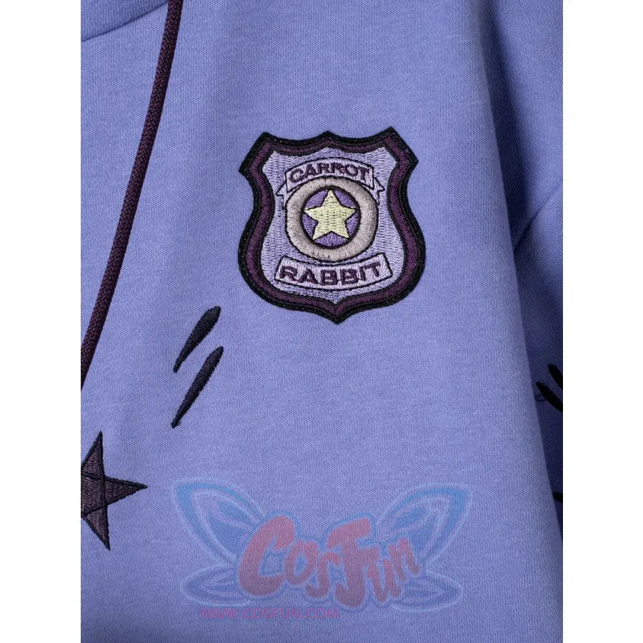 【READY TO SHIP   FREE SHIPPING】COSFUN Original Zoo Purple Bunny Hoodie FY0061